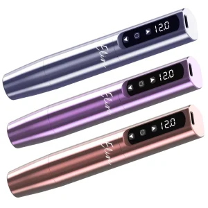 Electric Stainless Steel Permanent Tattoo Machine Pen with Wireless Function