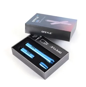 Electric Wireless Alloy Eyebrow Tattoo Machine 2pcs Rechargeable Batteries RCA Connector Low Noise Hollow Cup Motor Cartridge