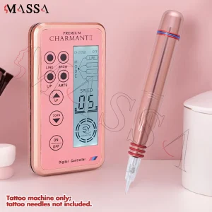Electric Wireless Digital Permanent Makeup Machine Stainless Steel Lightweight Low Noise Eyebrow Lip Eyeliner Machine
