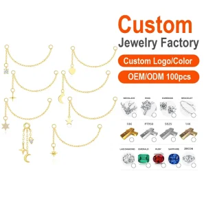 Elegant S925 Silver Zircon Teardrop & Round Body Jewelry for Women & Teens OEM Factory Supply DIY Body Jewelry