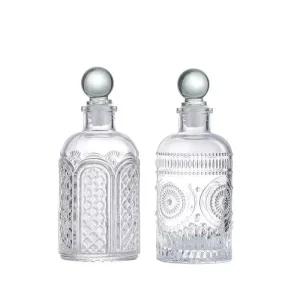 Empty Glass Bottle With Tight Lid Multi Specs Ready Stock for Aromatherapy Perfume and Mini Liquor Use