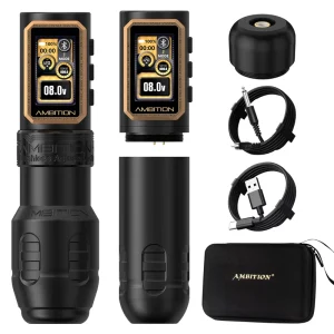 Epoch Max Direct Drive 1.0-5.0mm Adjustable Stroke Cam Professional Wireless Tattoo Pen Machine with Bluetooth Sync