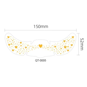 European American Freckles Tattoo Stickers Gilded Silver Waterproof and Sweat-proof Glitter Stars Makeup Party