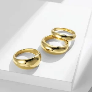 European American Style Neutral Ring with Smooth Face Fashion Men Women’s Jewel Featuring Cross-Border Diamond Stone