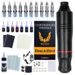 European Standard Tattoo Kit Cartridge Rotary Tattoo Machine Professional Tattoo Machine Gun for Beginners and Artists