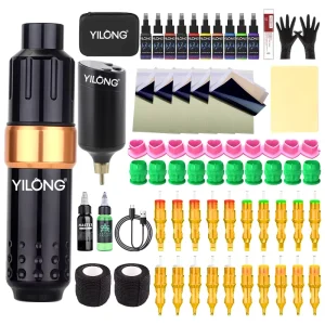 Exo Tattoo Battery Power Supply Pen Temporary Tattoo Ambition Kit Set Complete Case for Beginners