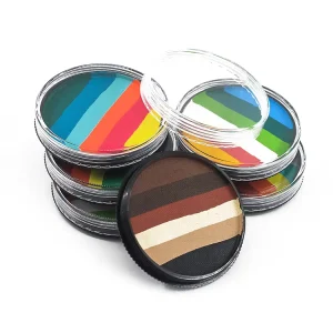 Extra Large Professional Body Painting Palette Carnival Festival Coverage Washable Multi Color Glitter Acrylic Body Paint Set