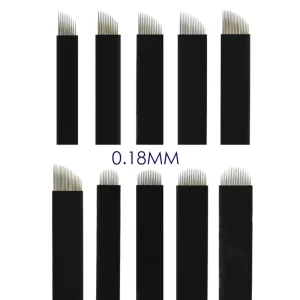 Extremely Thin 0.18mm Nano Blades Microblading Needles Permanent Makeup Eyebrow Tattoo Needle Blade Microblade 3D Embroidery