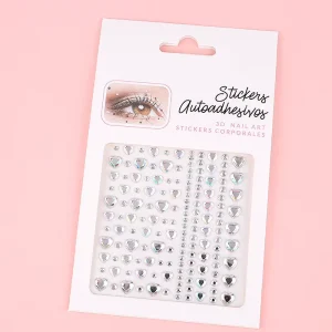 Eye Body Facial Gem Jewelry Rhinestone Stickers Self-adhesive Makeup Diamond Holiday Accessories and Nail Decorations