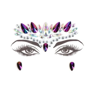 Eye Corners Face Jewels Blue Stars Rhinestone Festival Decorations Jewels Body Glitter Crystal Sticker
