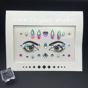 Eye Shadow Decoration Face Rhinestone Jewels Body Art Rhinestones Adhesive Stickers Face Jewels Rhinestone Eye Stickers