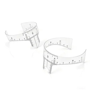 Eyebrow Care Template Shaper Ruler Reusable Eyebrow Measuring Makeup Beauty Tool for Permanent Makeup Microblading Eyebrow