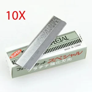Eyebrow Razor Platinum Coated Edge Razor Blades Eyebrow Trimmer Blades
