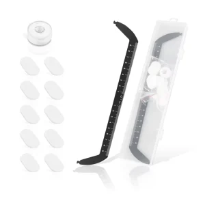 Eyebrow Shaping Kit Metal Microblading Permanent Makeup Bow Arrow Line Measuring Ruler PMU Positioning Tool