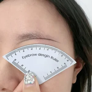 Eyebrow Stencil Ruler Quick Mapping Card Brows Easy Map PC Permanent Makeup Artist Tool