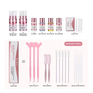 Eyebrow Tattoo Kit with Fixative & Dyeing Integrated Features Model 18893 Guangdong Origin