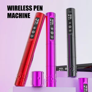 Eyebrow Tattoo Machine 2.6mm Stroke Coreless Motor Wireless Cartridge Pen Machine Makeup PMU SMP Lip Hair Micro Machine