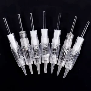 Eyebrow Tattoo Needles Disposable Screw Permanent Makeup Cartridge Needles for Microblading Machine