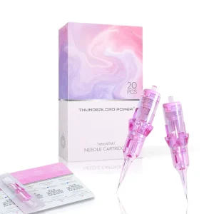 Eyebrow Tattoo Supplies pink Color Permanent Makeup Tattoo Cartridge Needles RL RS CM for Tattoo Machine Pen