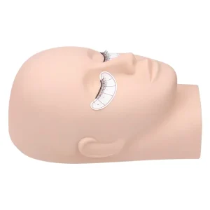 Eyelash Practice Training Head 3D Silicone Foam Mannequin 5 Pairs Lashes Grafting Eyelash Extension Makeup Accessories