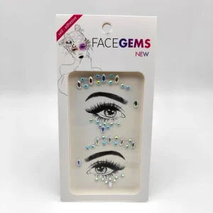 Eyeliner Gemstone Rhinestone Festival Eyeliner Face Bindi Decorations Jewels Body Glitter Crystal Sticker for Women Kids Makeup