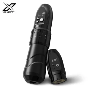 F2 2400mAh Coreless Motor Electric Tattoo Gun 2.0 4.2mm 7-Level Adjustable Stroke Professional Wireless Tattoo Pen Machine