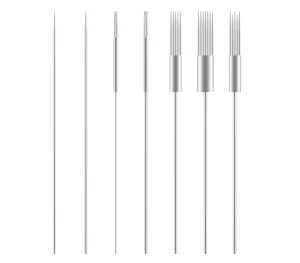 FAMISOO Disposable 1RL 3RL 7RL CE Certified Safety Needles 100pcs 4.5 Needle Microblading Cartridges for PMU Machine Permanent