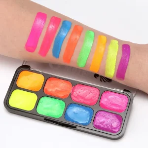 Face Body Painting Body Paint Face Glow Backlight Neon Fluorescent Set Uv Body Painting