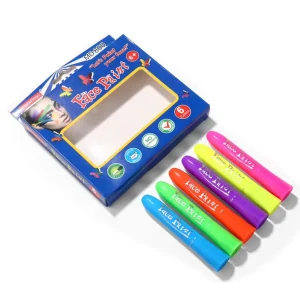Face Color Fluorescent 6 Colors Body Painting Halloween Water based Makeup Party Facial Crayon