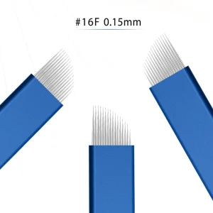 Face Deep Microblading Manufacture 0.15mm Sharpest Disposable Micro Needling for Eyebrow Hair Strokes