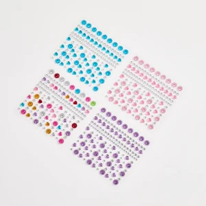 Face Diamond Makeup Diamond Stickers Adhesive Crystal Gem Diamond Stickers Nail Glitter Rhinestones Sticker
