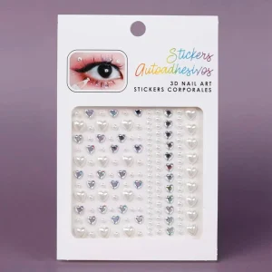 Face Gem Jewels Rave Face Crystal Gem Eye Face Body Jewel Crystal Rhinestone Stickers for Festival Party
