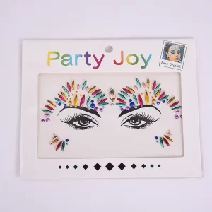 Face Gems Butterflies and Stars Face Jewels Crystal Stickers Temporary Tattoo Rhinestones for Festivals