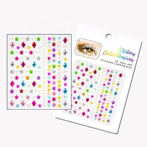 Face Jewels Rave Face Gem Tattoo Bindi Crystal Eye Body Jewels Crystal Rhinestone Face Gem Stickers for Festival Party