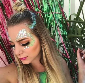 Face Jewels Rave Face Gem Tattoo Crystal Eye Body Jewels Crystal Rhinestone Face Gem Stickers for Festival Party
