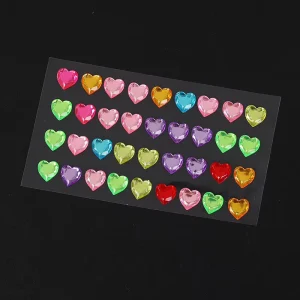 Face Jewels Rhinestones Gems Crystals Pearls DIY Festival Diamonds Stickers Minimum Order 100pcs