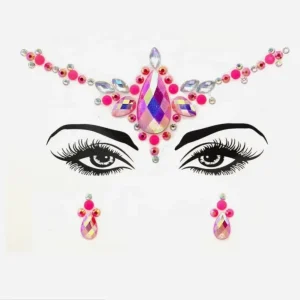 Face Jewels Sticker Make up Adhesive Temporary Tattoo Body Art Gems Rhinestone