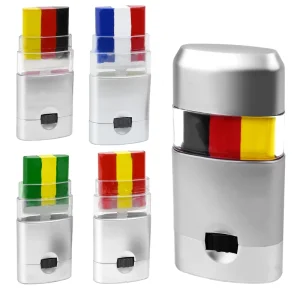 Face Paint Stick Flag 3 Colors OEM Custom Color Lighter Body Painting National Football Fan Game Party