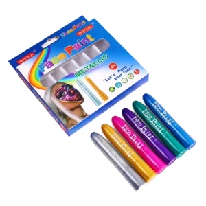 Face Paint Sticks Body Painting Kit, Easy to Clean, for Parties Sport Events Birthday Festivals Cosplay