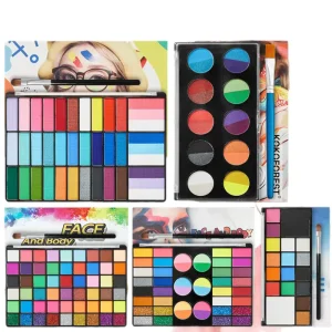 Face Painting Pigment Tool Set Face Painting Body Painting Face Materials Children’s Water-soluble Makeup Pigments
