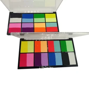 Face Painting Supplies Customize Logo Split Color Professional Glow in Dark Water Based Face Paint Body Paint
