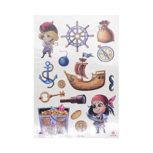 Face Stickers Game Free Sample Environmentally Friendly Customizable Temporary Tattoos for Kids and Children