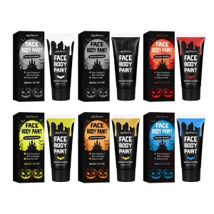 Face and Body Painting Paint, Bright Colors, Refreshing, Non-sticky, Silky Smooth Graffiti Paint
