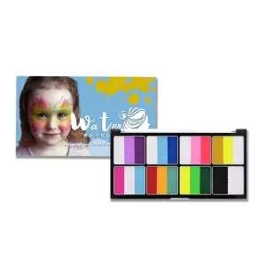 Face and Body UV Painting Palette Kit for Kids Natural Plant Material Safety Certified Party & Festival Supplies