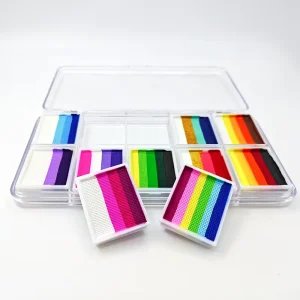 Factory 10 Colors Transparent Rainbow Children Face Body Paint Kit Natural Plant Non-Toxic Water Based Safe Halloween