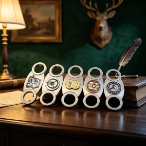 Factory Accepts Custom Logo Price Unique Cigar Gift Set Cutter