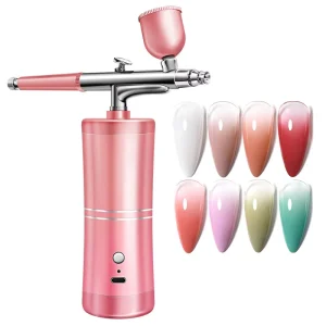 Factory Airbrush Paint Machine With Compressor Cordless AirBrush Compressor Kit for Gradient Nail Art Cake Crafts