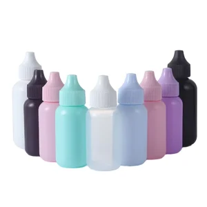 Factory Custom Color 20/410 PP Plastic Cap Electroplatable Dropper Closure for Eyedrop Liquid & Tattoo Pigment Ink Bottles