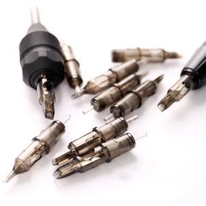Factory Custom Private Label Tattoo Needles Cartridge Permanent Eyebrow Lips Makeup Tattoo Needle Disposable