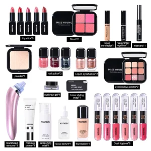 Factory Customized Popular Girl Permanent Makeup Set Full Kit With Luxury Package